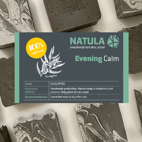Evening Calm - EUCALYPTUS HAND MADE SOAP - Natula Cosmetics