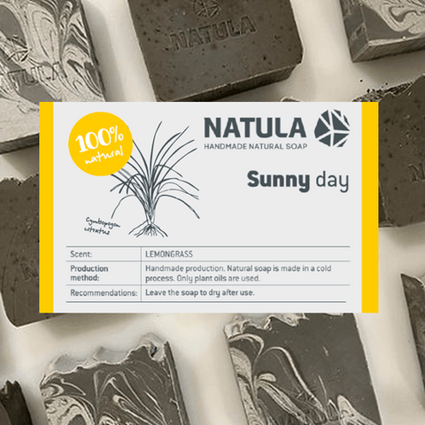 Sunny Day - LEMONGRASS HAND MADE SOAP - Natula Cosmetics